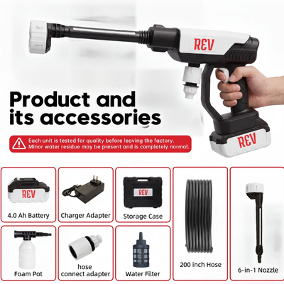 Rev™ JetStream 2.0 Cordless Power Washer